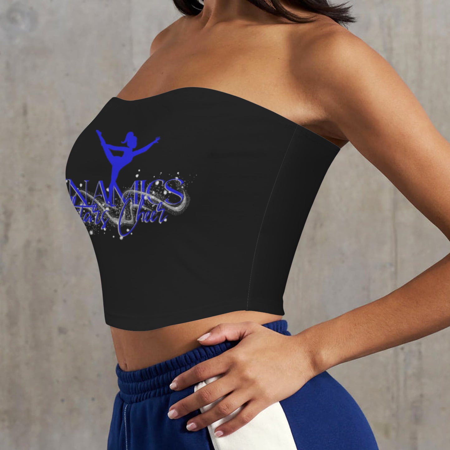Backless Tube Crop Top
