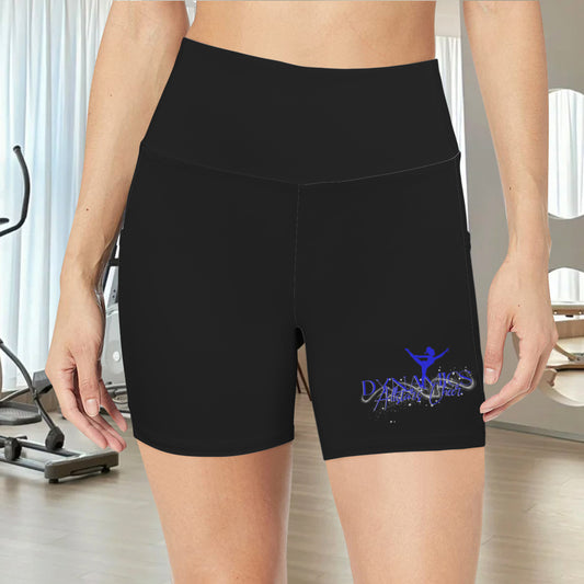 High Waist Deep Pockets Yoga Shorts